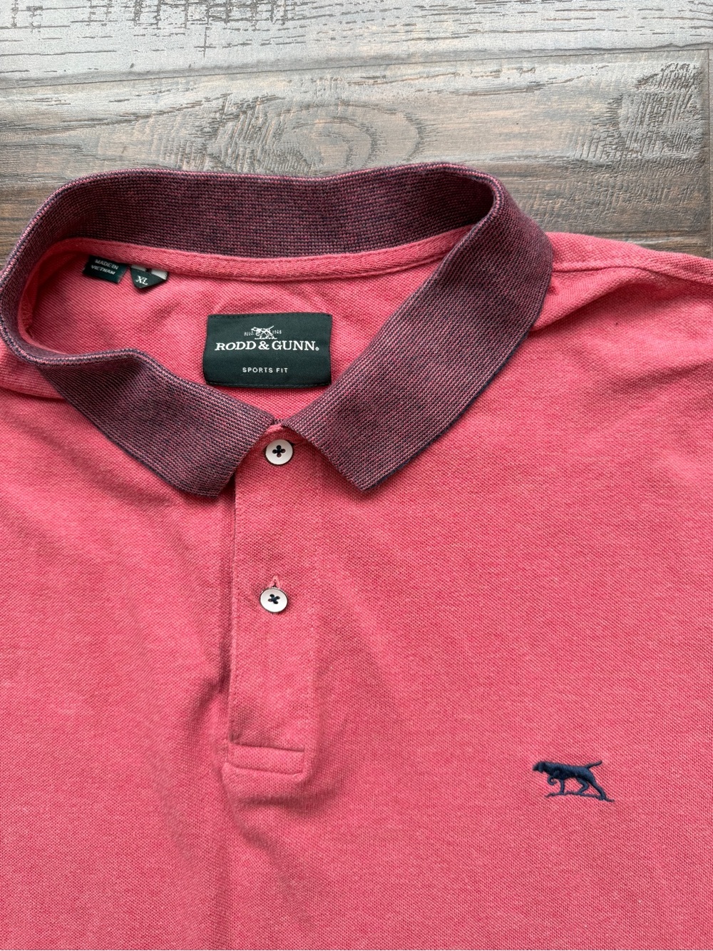 Rodd & Gunn Men's Red Polo Australian Long Staple Cotton